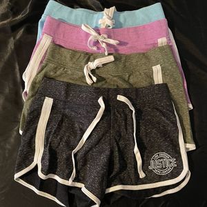[FREE SHIPPING] Set of 4 Justice Dolphin Shorts